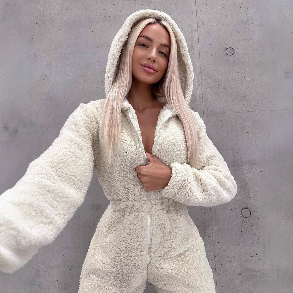 Women's Comfort Fleece Solid Color Full-Body Sweater