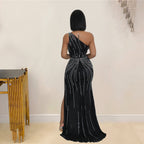 Fashionable And Sexy Rhinestone-embellished Dress For Women