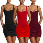 Stylish Strapless Off-the-shoulder Mini Dress For Women