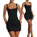 Stylish Strapless Off-the-shoulder Mini Dress For Women
