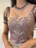 Rose Gold Short Sleeve Corset