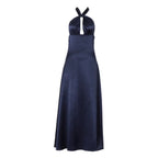 Elegant French-style Slip Dress A Light Sophisticated Formal Gown