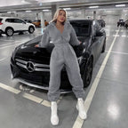 Women's Comfort Fleece Solid Color Full-Body Sweater