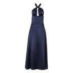 Elegant French-style Slip Dress A Light Sophisticated Formal Gown