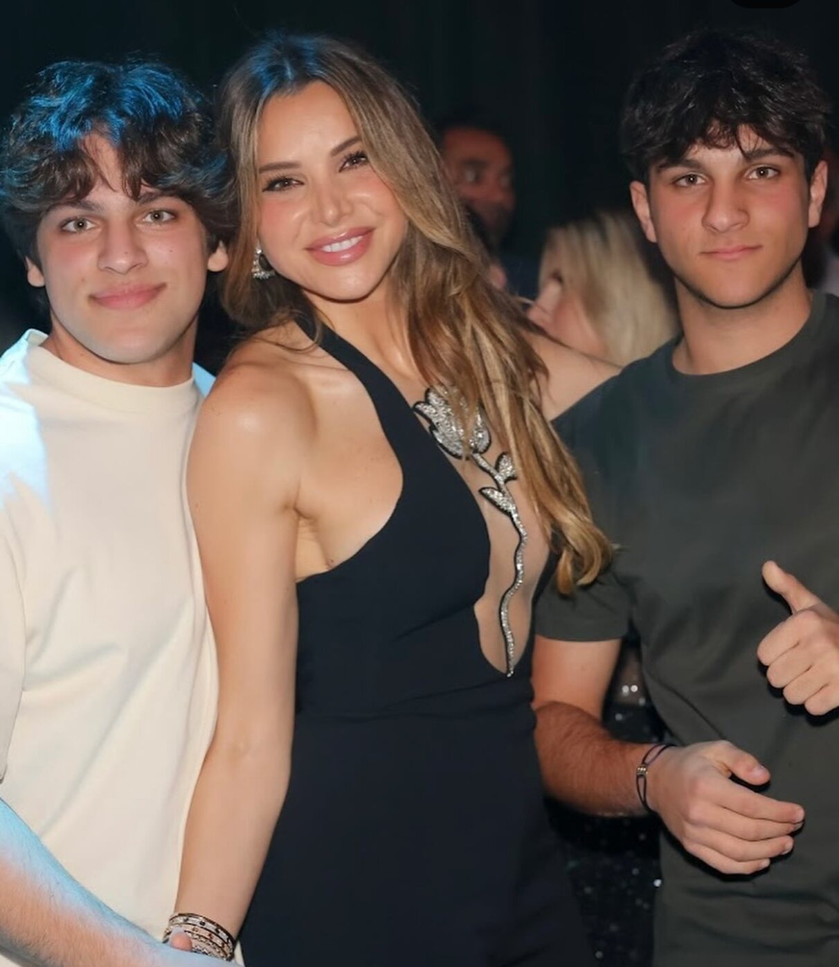 Halter Deep V Diamond Rose Tight Jumpsuit Party Dress