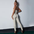Womens Stylish Figure-hugging Cutout Halter Bodysuit
