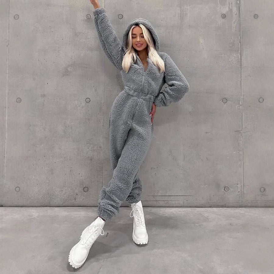 Women's Comfort Fleece Solid Color Full-Body Sweater