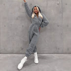 Women's Comfort Fleece Solid Color Full-Body Sweater