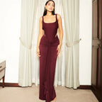 Womens Cutout, Bow-Trimmed Backless Skirt And Top Two-Piece Set